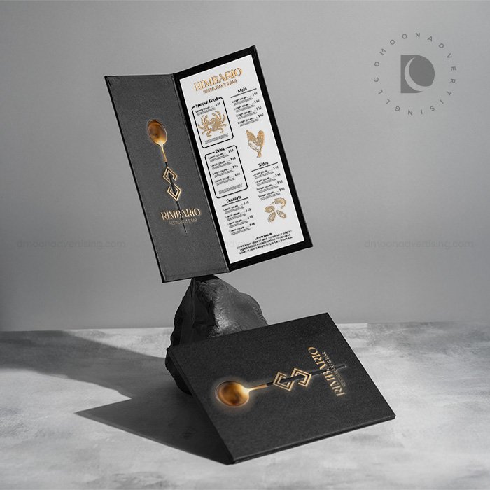 Luxury Menu Card