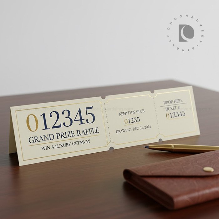 Multi-Part Raffle Ticket