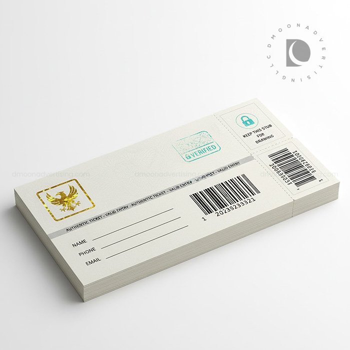 Security-Enhanced Raffle Ticket