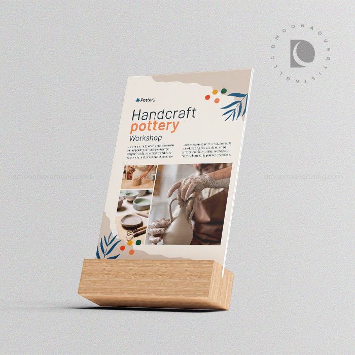 Wooden Tent Card