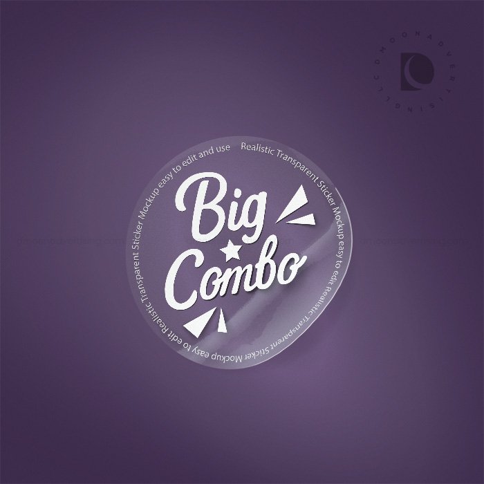 Clear Transparent Vinyl Sticker