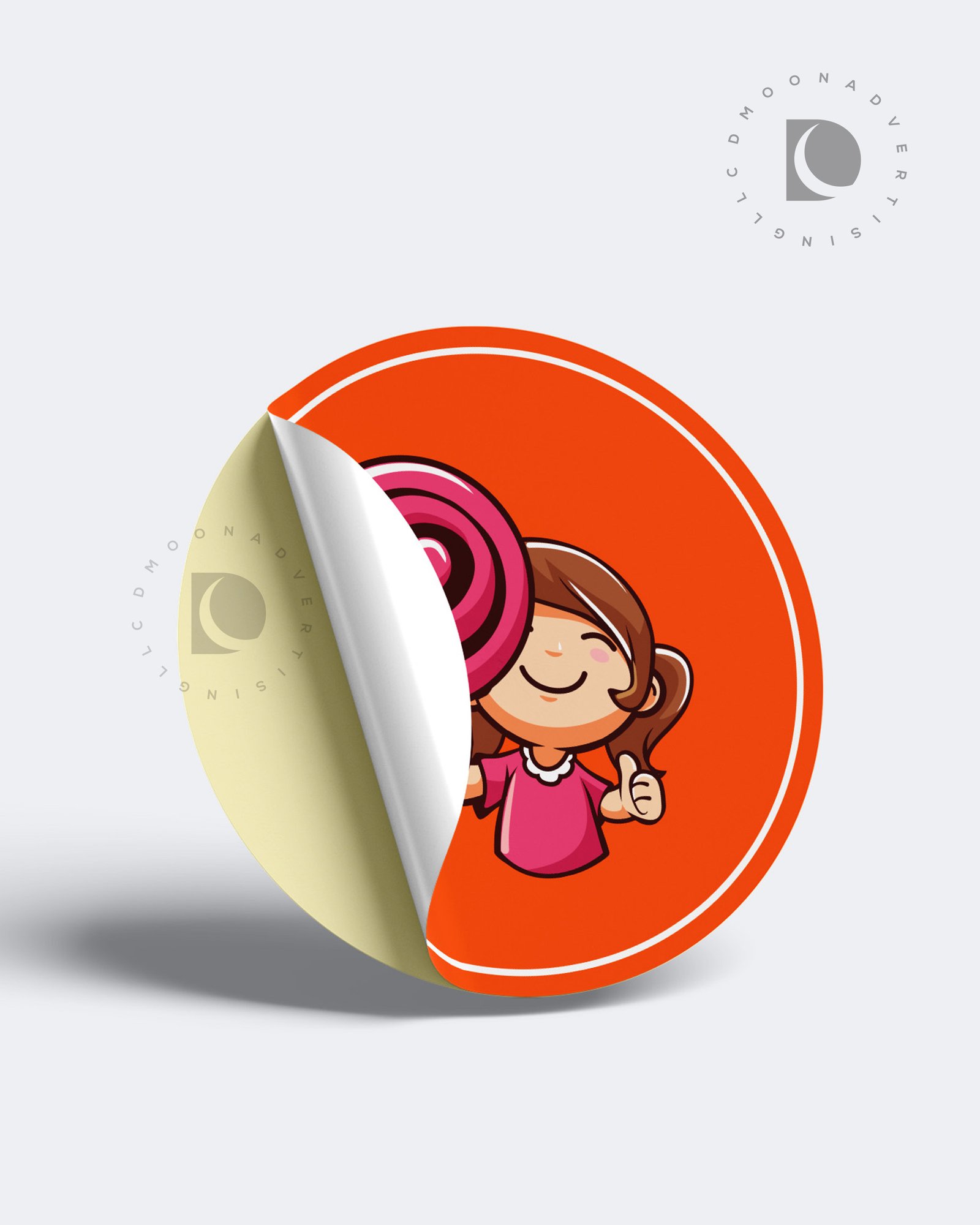 Matte Finish Vinyl Sticker