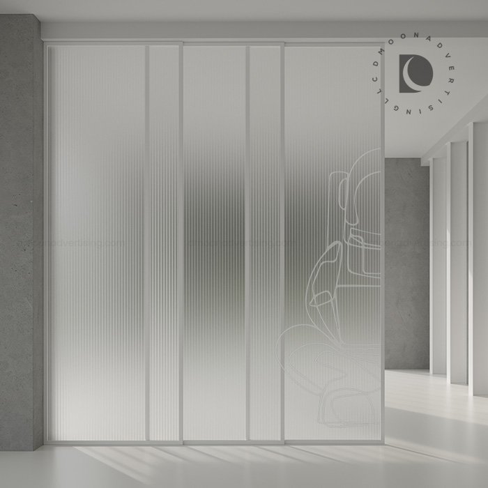 Frosted Glass Vinyl Sticker