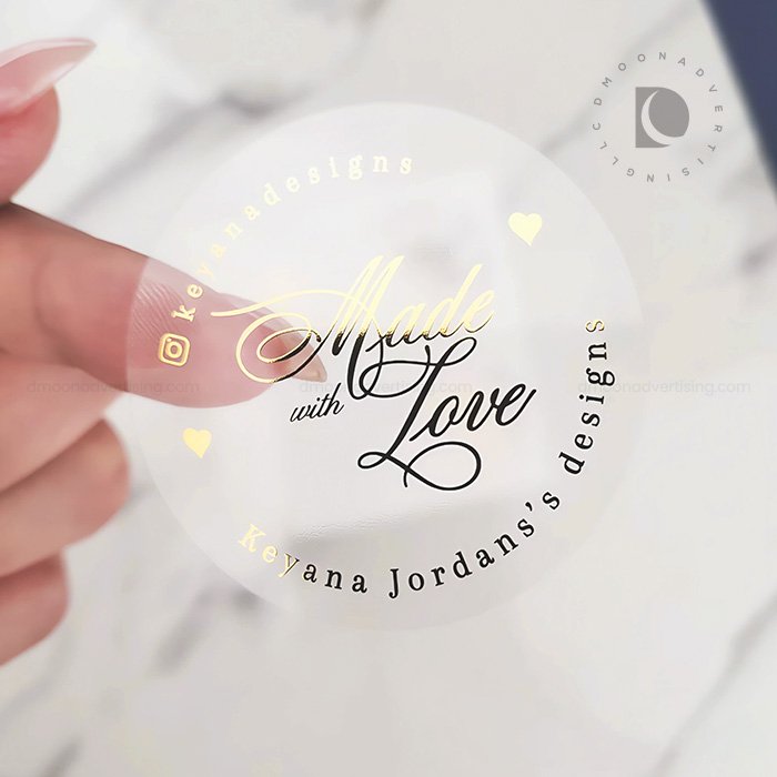 Foil Stamped Sticker