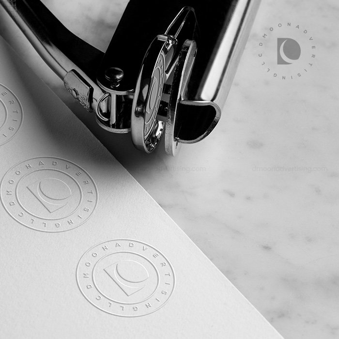 Embossed Seal Sticker