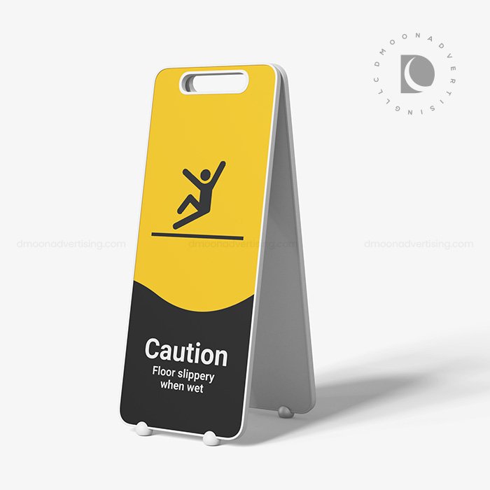 Caution Floor Sign Stand