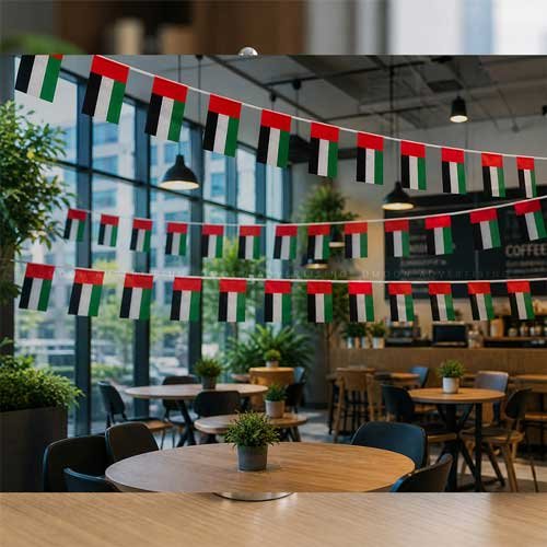 UAE Hanging Flags