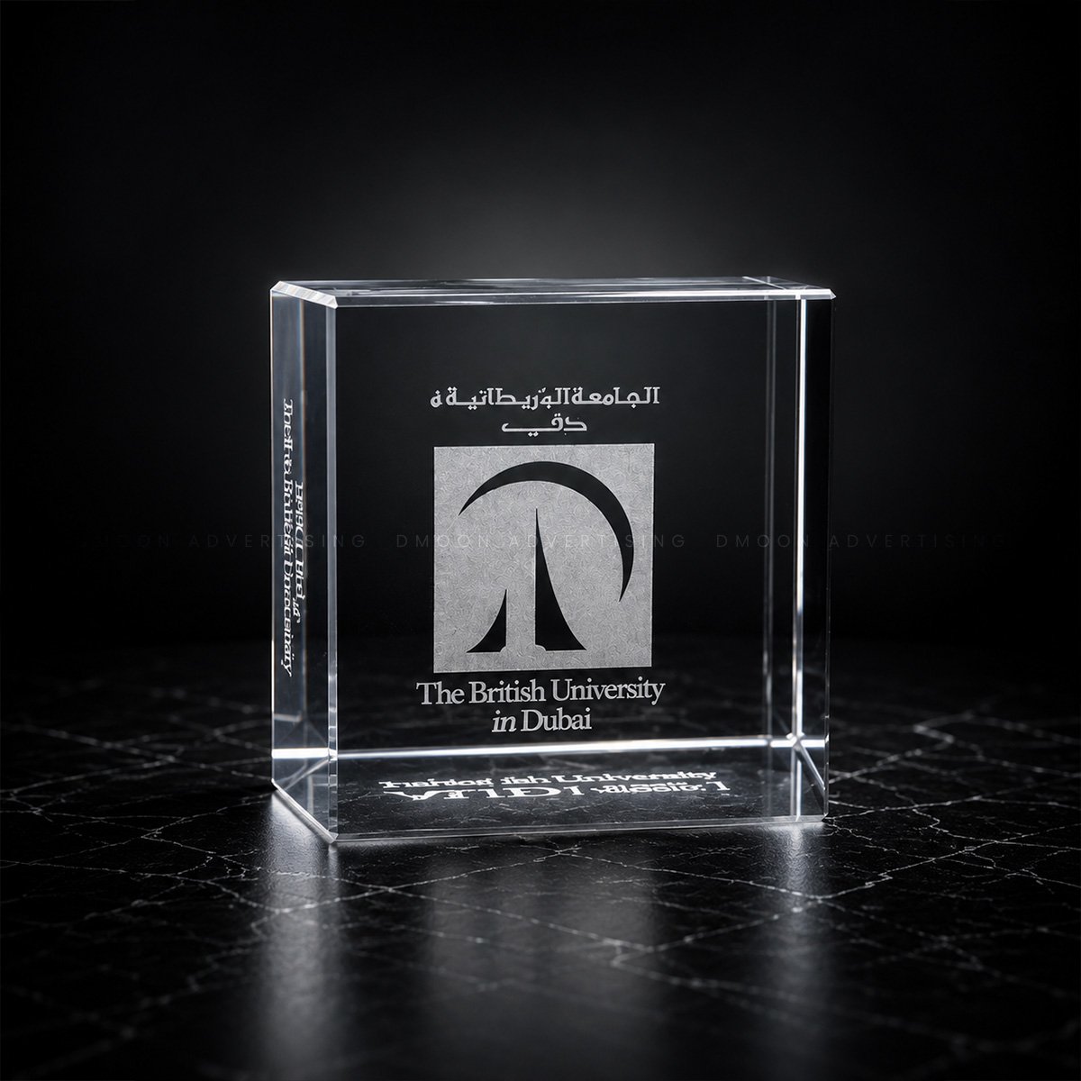 Premium Cube Crystal Memento
