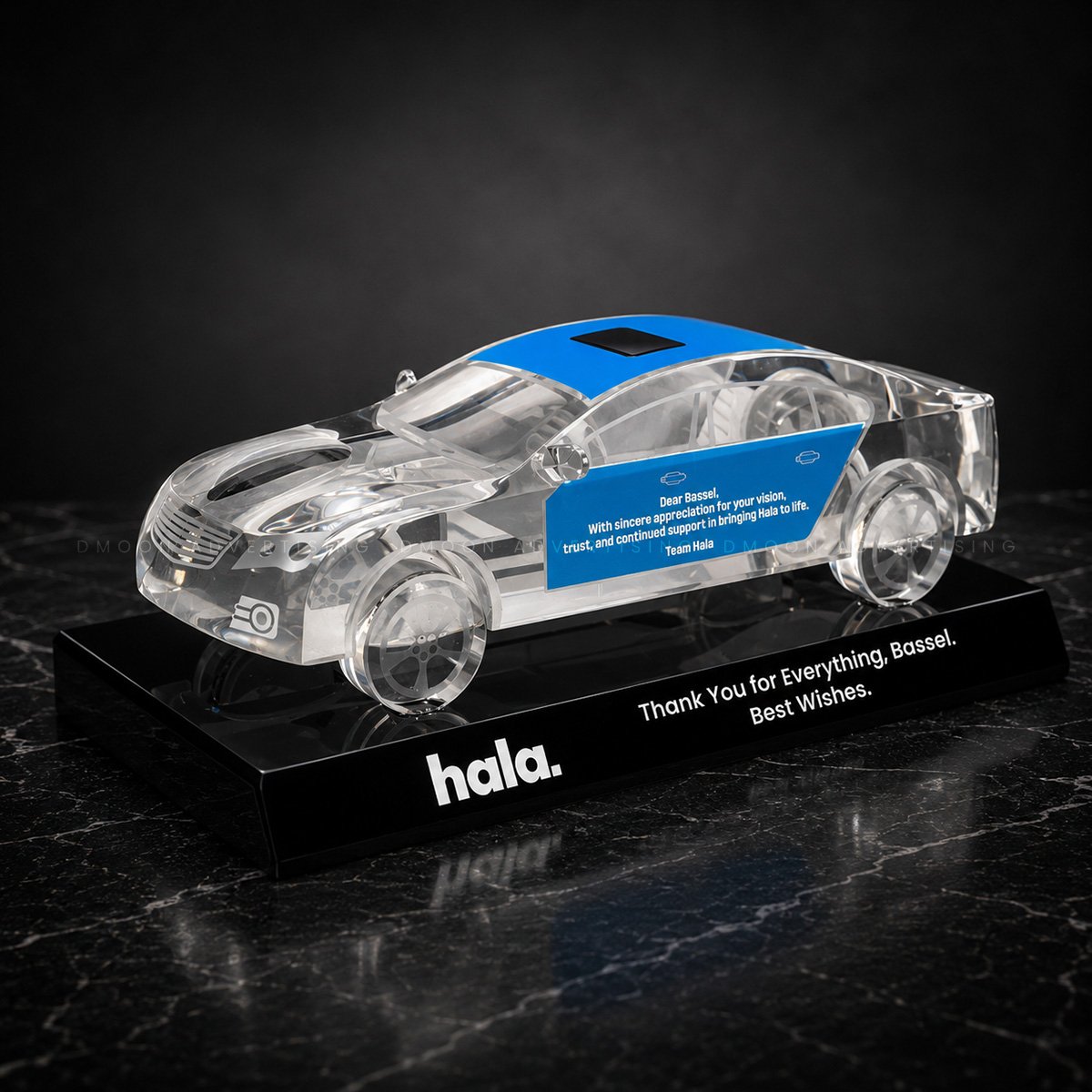 Luxury Acrylic Car Model Trophy