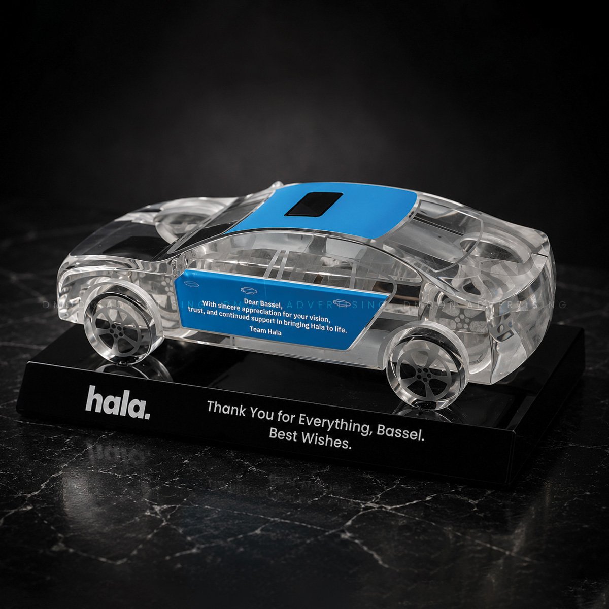 Luxury Acrylic Car Model Trophy
