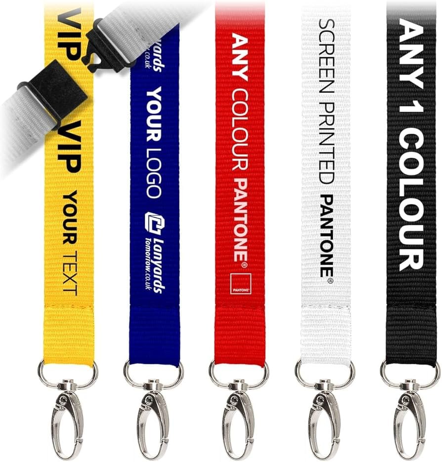 Single Color Printed Lanyard
