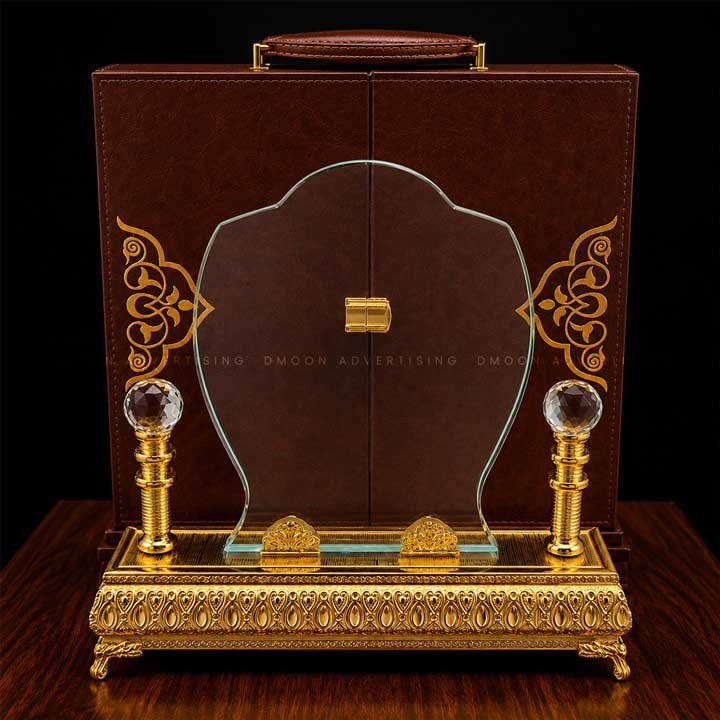 Prestige Crystal Award Plaque