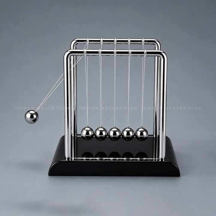 Metal Newton's Cradle