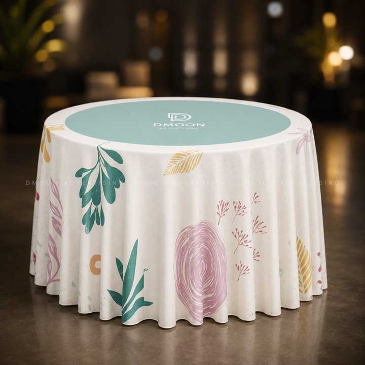 Branded Round Tablecloth