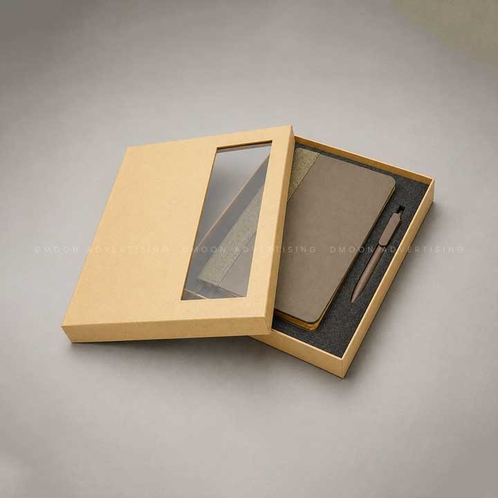 Coffee Journal Set with A5 Notebook and Pen