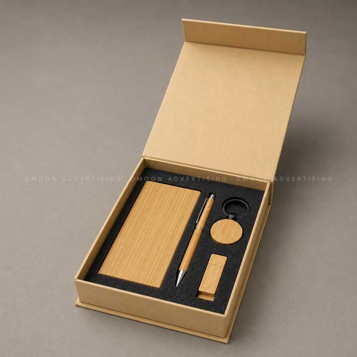 Eco-Friendly Bamboo Tech Gift Set