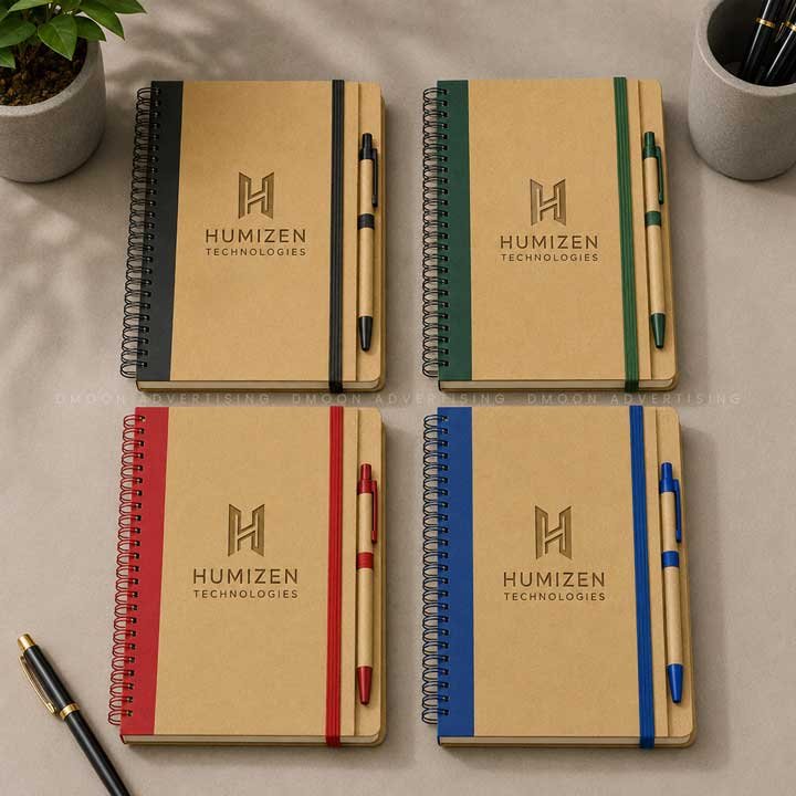 Eco Bamboo Notebook with Pen