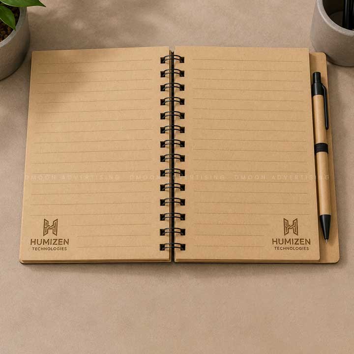 Eco Bamboo Notebook with Pen