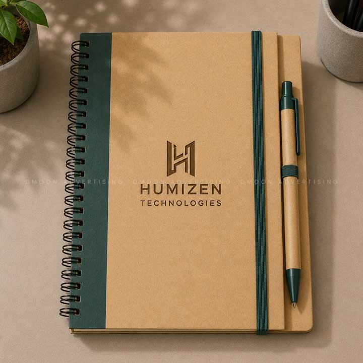 Eco Bamboo Notebook with Pen