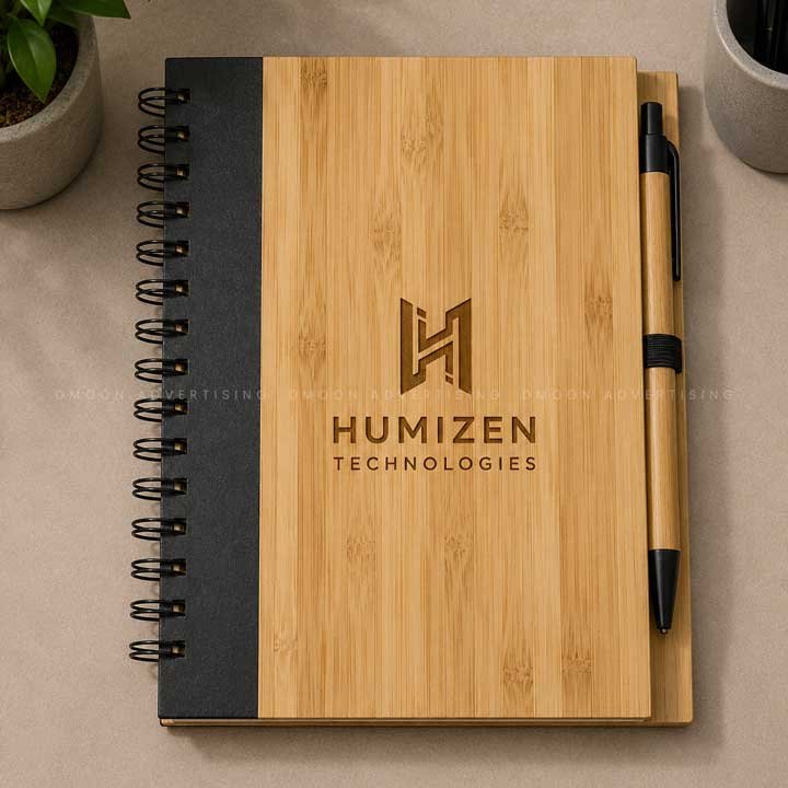 Eco Bamboo Notebook with Pen