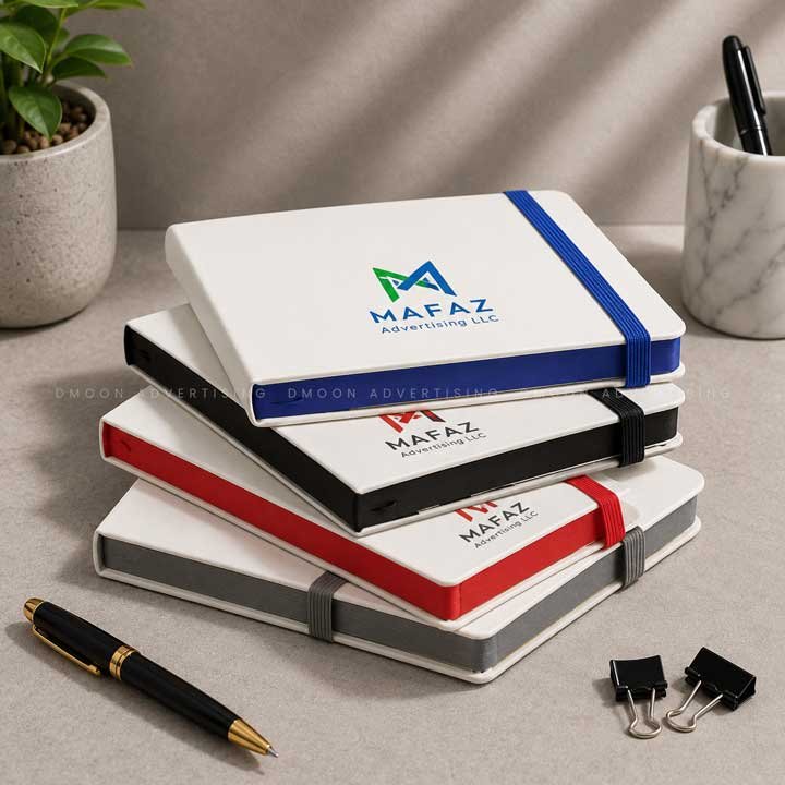Hardcover Notebook with Coloured Elastic Band