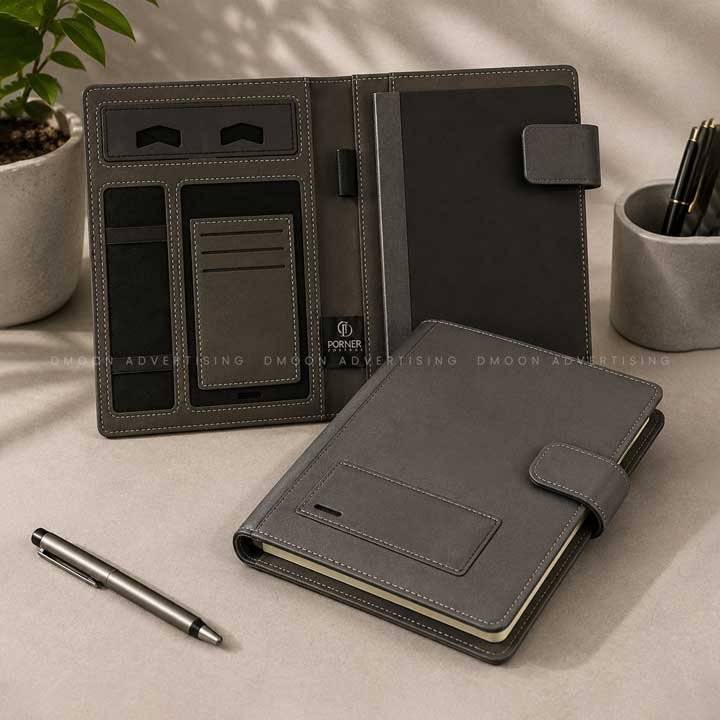 PU Leather Executive Organizer Notebook
