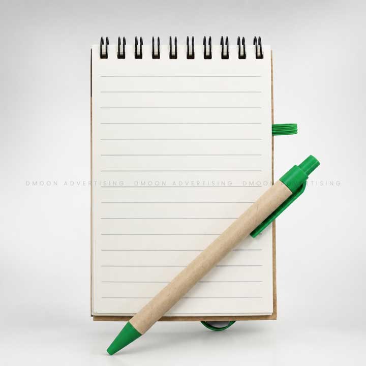 Recycled Paper Notepad with Pen