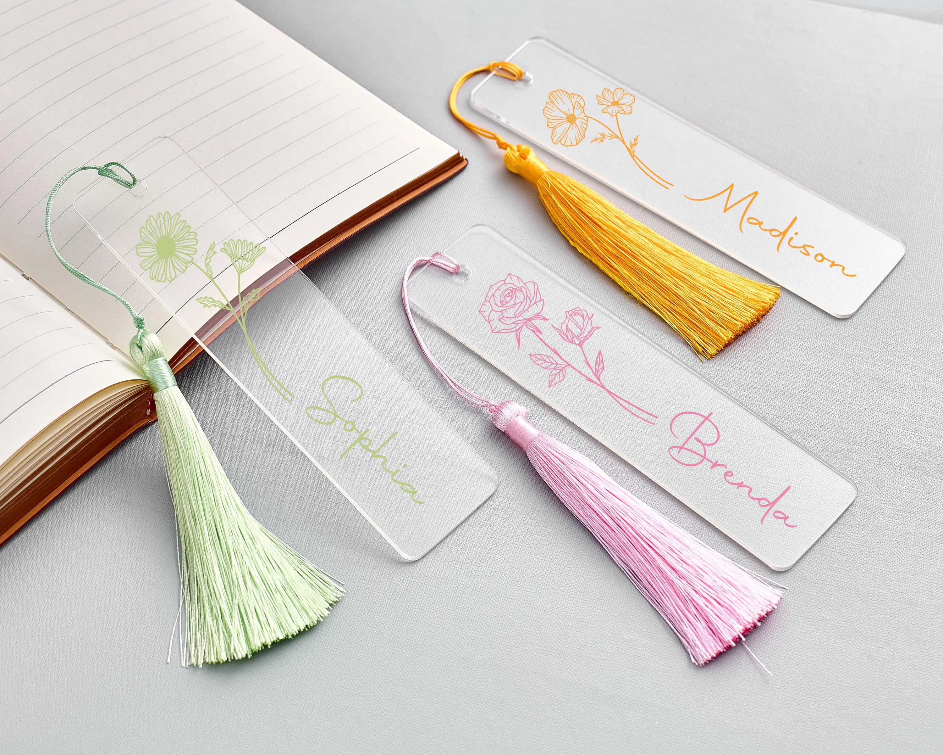 Acrylic Bookmark / Transparent Bookmark