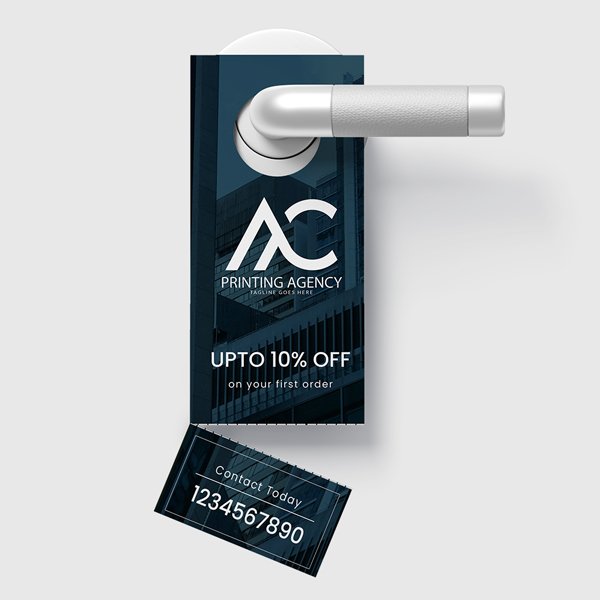 Perforated Tear-Off Door Hanger